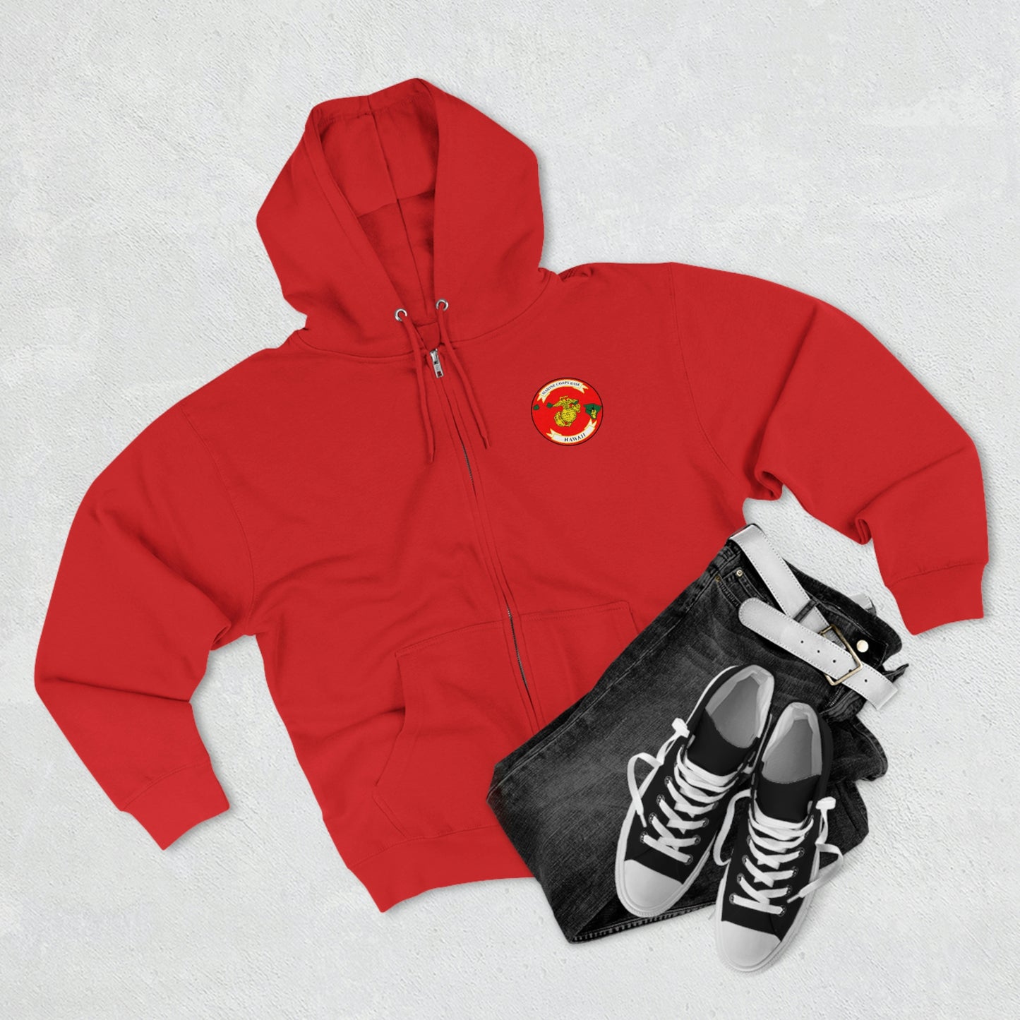 Premium Throwback Full Zip Hoodie