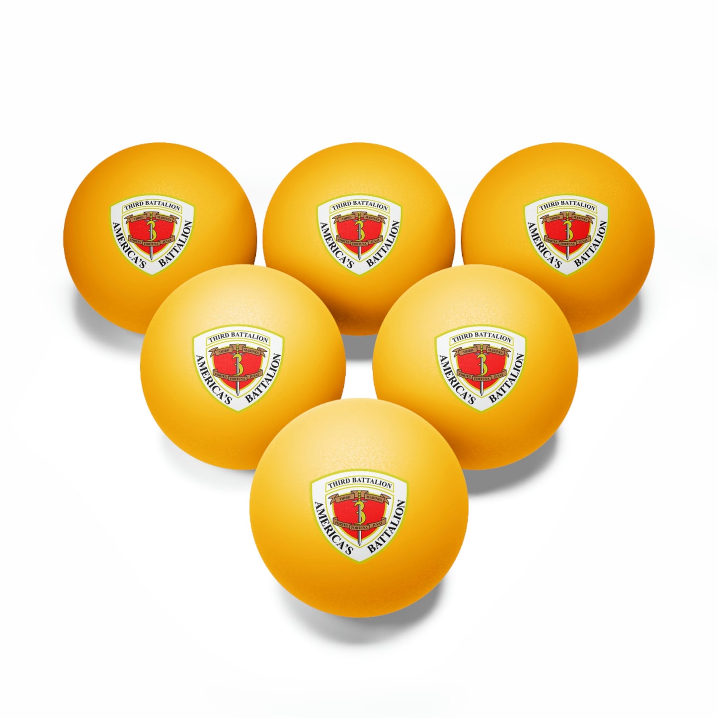 Throwback Logo Balls, 6 pcs