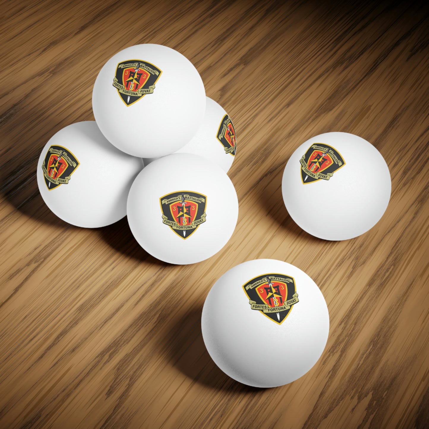 3/3 Logo Balls, 6 pcs