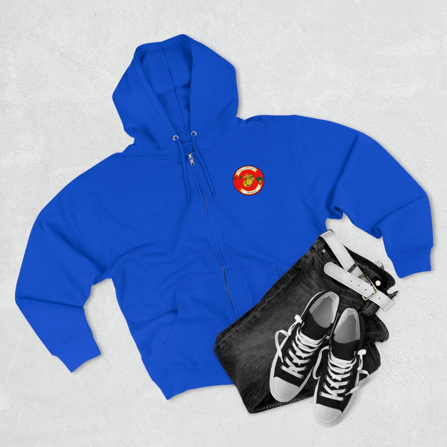 Premium Throwback Full Zip Hoodie