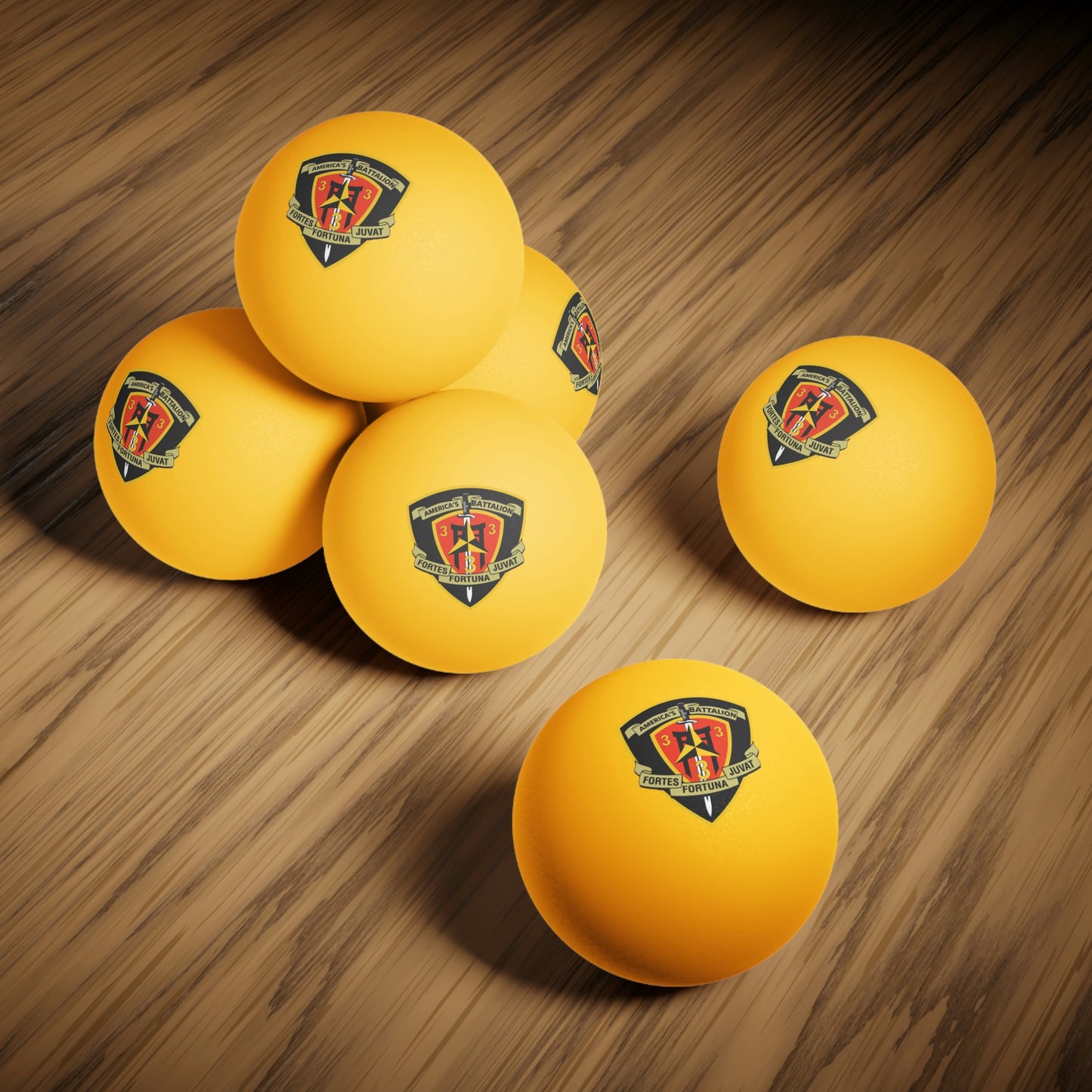 3/3 Logo Balls, 6 pcs